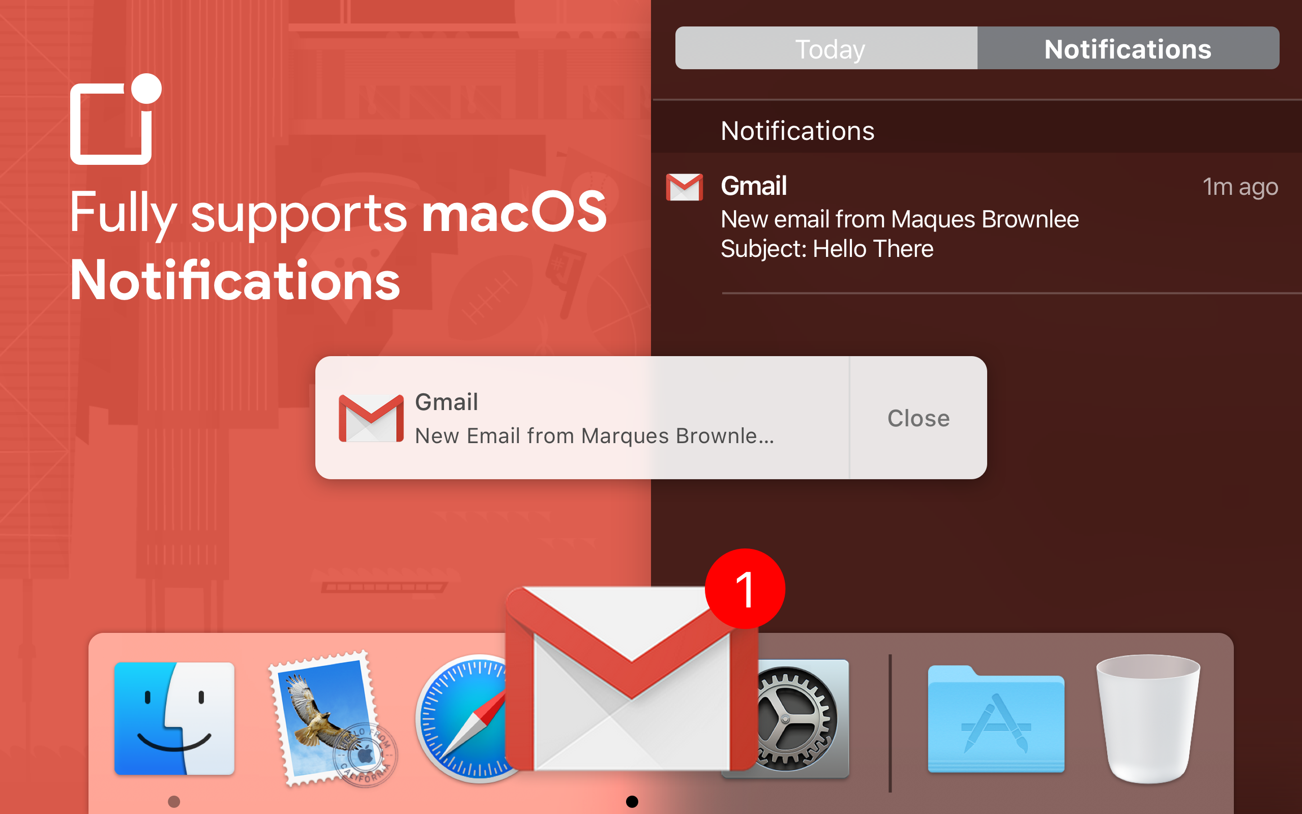gmail app for mac dock 2018